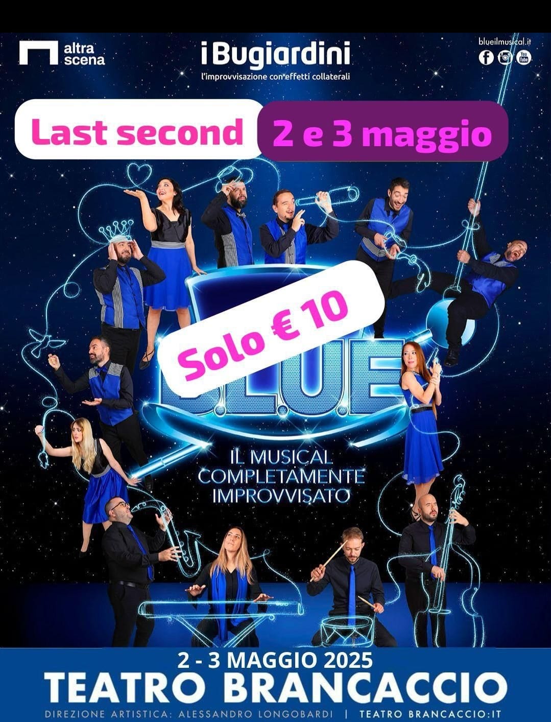 LAST SECOND Il Musical Improvvisato - I Bugiardini - 2-3 Maggio
