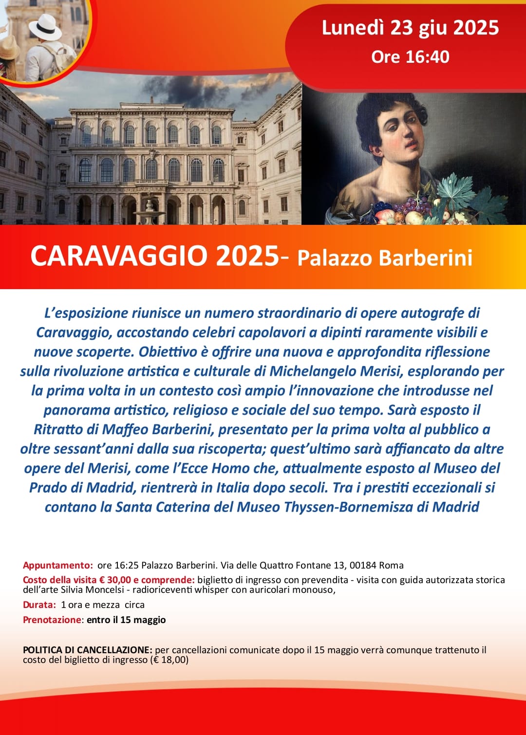 CARAVAGGIO 2025 !! AGGIUNTA DATA 23 GIUGNO !!!