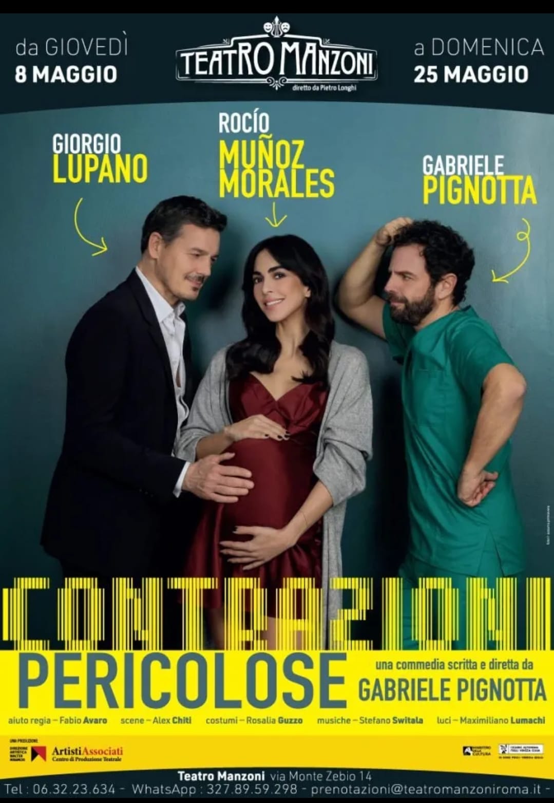 CONTRAZIONI PERISCOLOSE - di G.Pignotta al TEATRO MANZONI