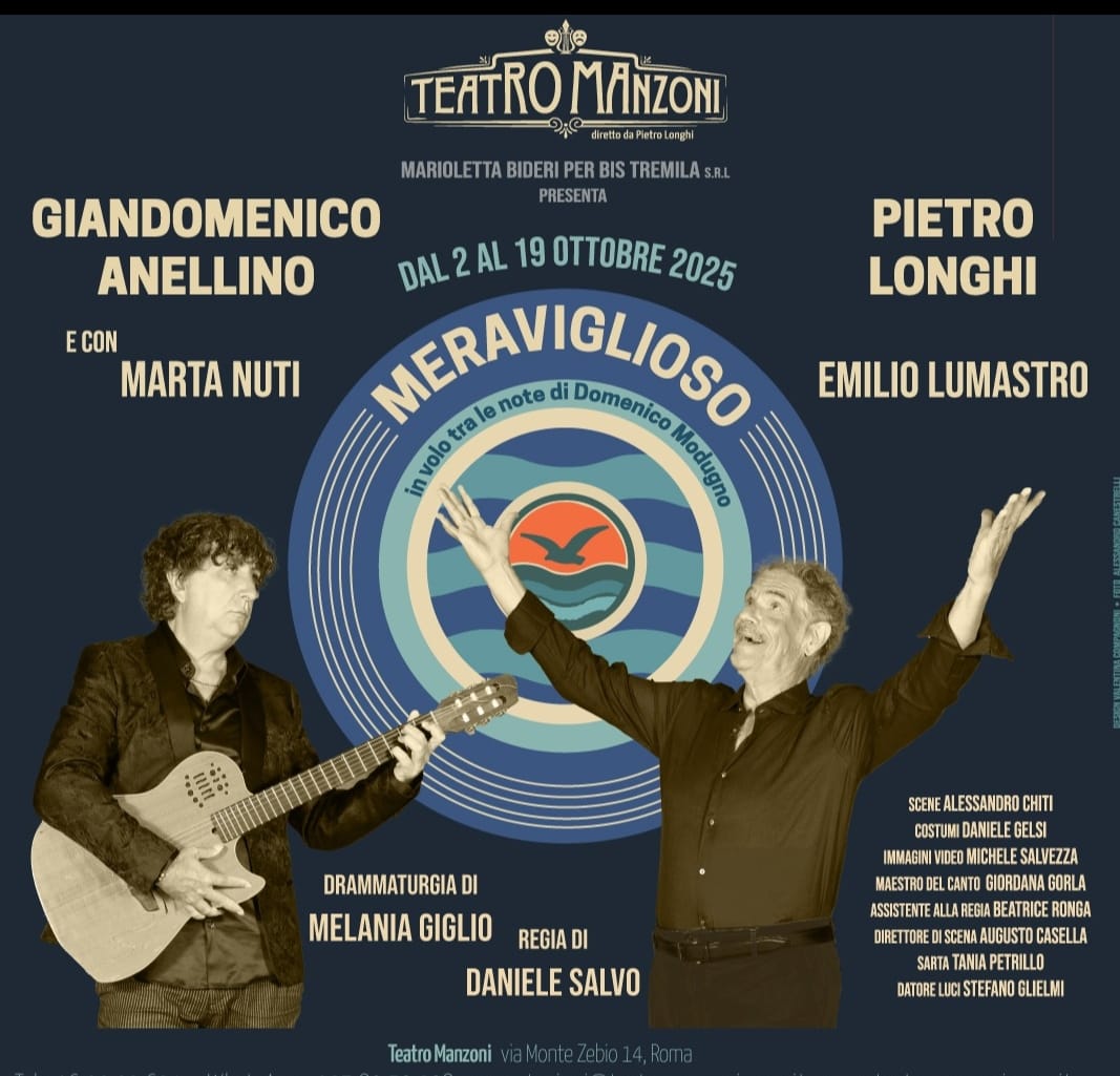 MERAVIGLIOSO dal 2 al 19 Ottobre al Teatro MANZONI